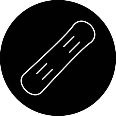 Snowboard Vektör Sembol Tasarımı 