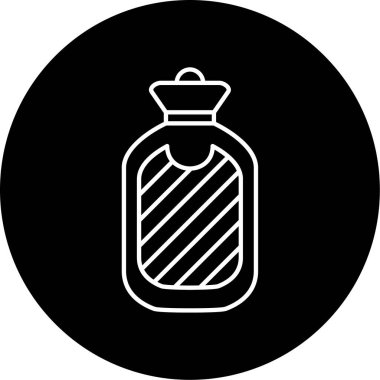 Sıcak Su Vektörü Şekil Simgesi Tasarımı 