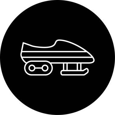 Kar Mobil simgesi vektör çizimi