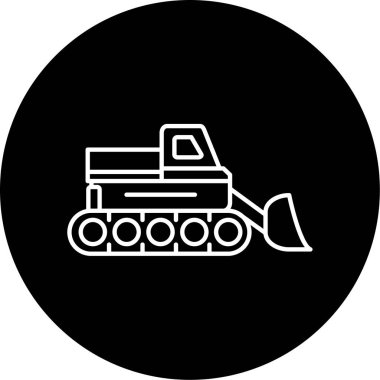 Kar Kamyonu ikonu vektör illüstrasyonu