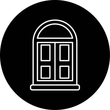 pencere simgesi vektör illüstrasyonu