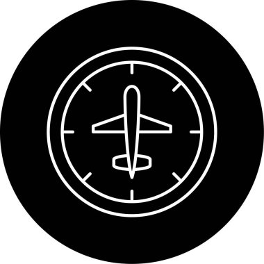 radar simgesi vektör illüstrasyonu