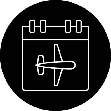 Uçuş Tarihi vektör illüstrasyonuName