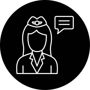 Duyuru simgesi vektör illüstrasyonu