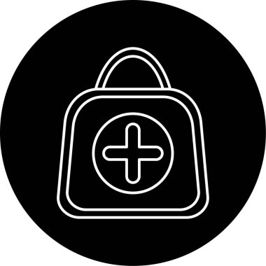 İlk yardım kiti vektör illüstrasyonu