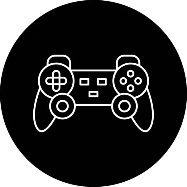 Gameplay Icon Vector Illustration — Stok Vektör