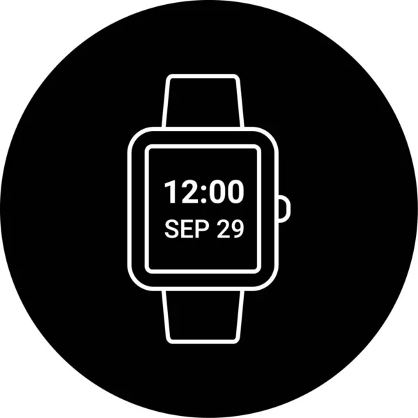 Smartwatch Icon Vector Illustration — Stock Vector