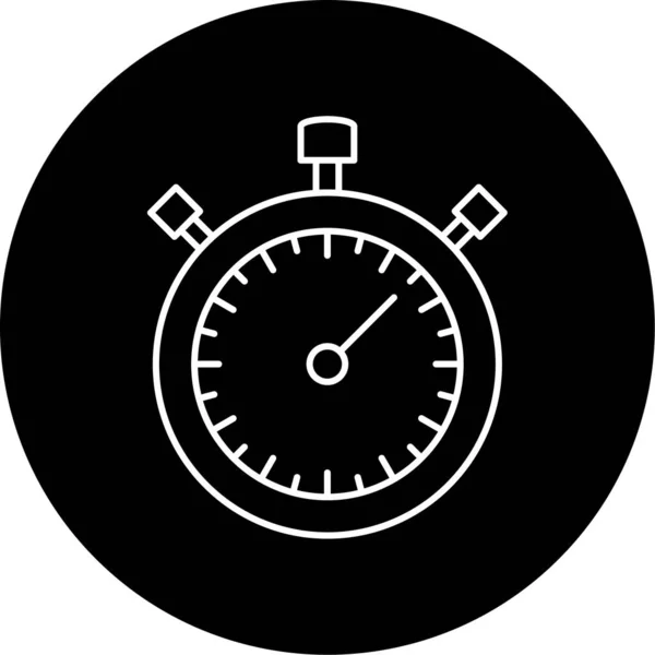 Stop Watch Icon Vector Illustration — Stock Vector