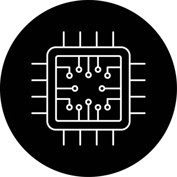 Circuit Pictogram Vectorillustratie — Stockvector