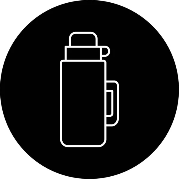Thermos Flask Icon Vector Illustration — Vettoriale Stock