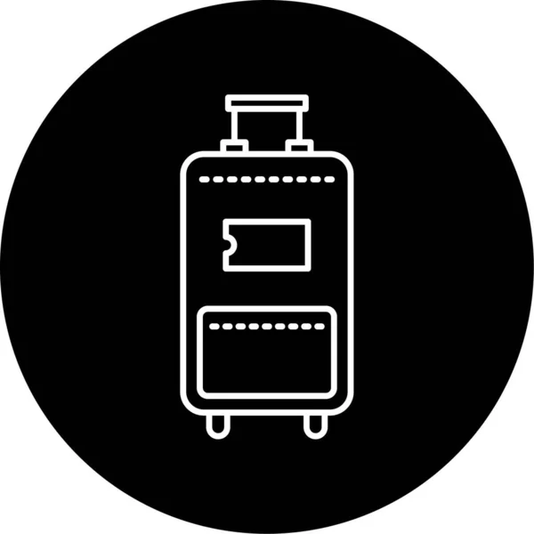 Reisetasche Symbol Vektor Illustration — Stockvektor