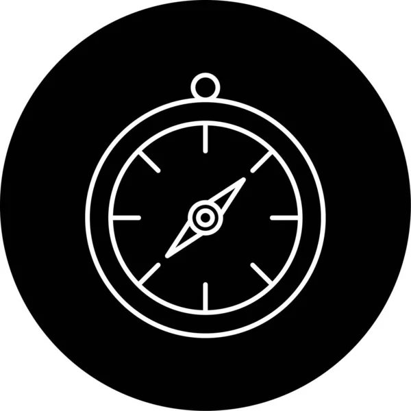 Compass Direction Icon Vector Illustration — Image vectorielle