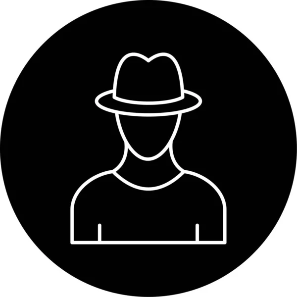 Agent Icon Vector Illustration — Stockový vektor