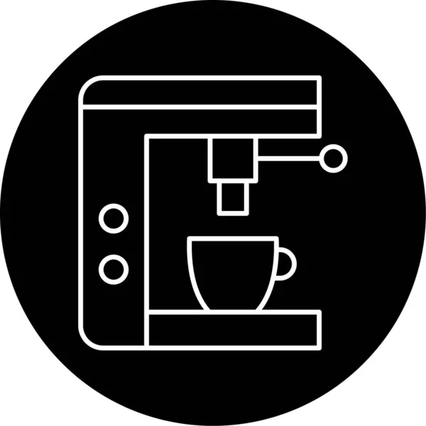 Ilustración Vector Icono Café — Vector de stock