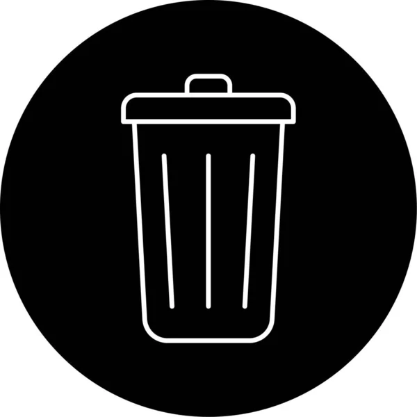 Trash Icon Vector Illustration — Stock Vector