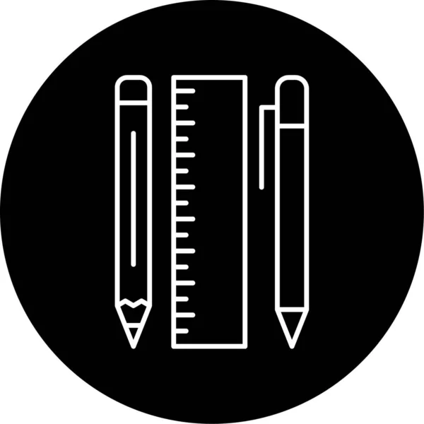 Stationäre Icon Vektor Illustration — Stockvektor