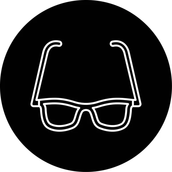 Sunglasses Icon Vector Illustration — Stock Vector
