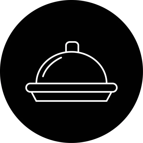 Vector Ilustración Del Icono Comida — Vector de stock