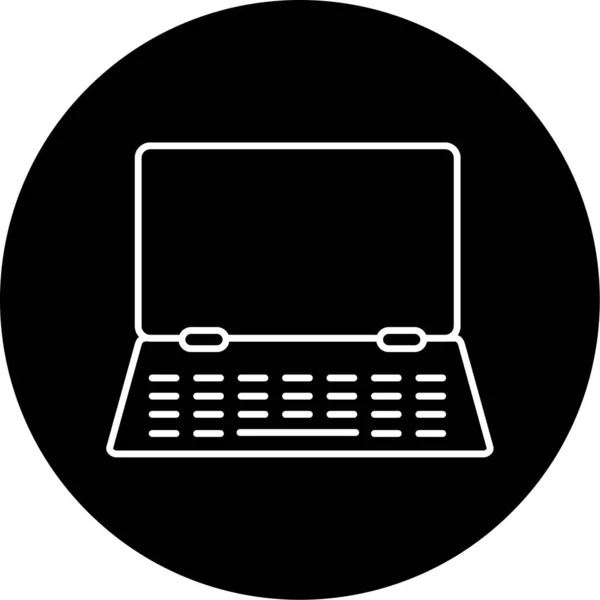 Vektor Illustration Des Laptop Symbols — Stockvektor