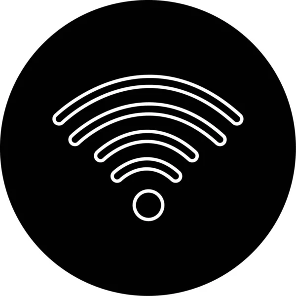 Wifiアイコンベクトルイラスト — ストックベクタ