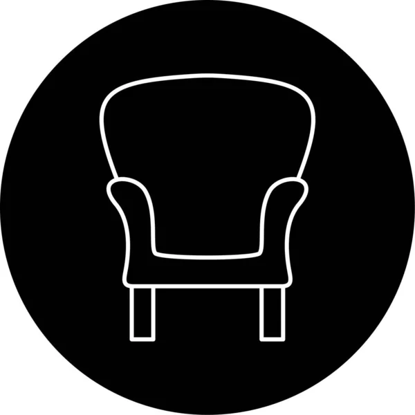Векторная Иллюстрация Кресла — стоковый вектор