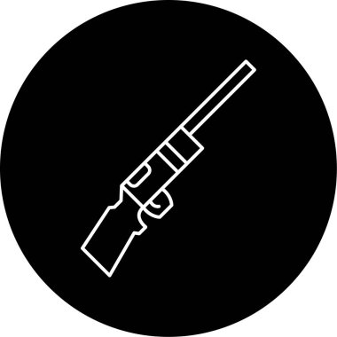 Silah simgesinin vektör illüstrasyonu