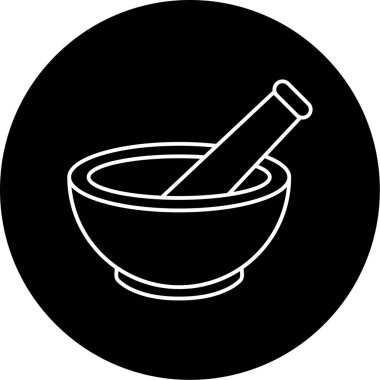 Havan simgesi vektör illüstrasyonu