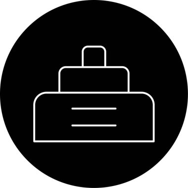 Patlayıcı Mayın ikon vektör çizimi