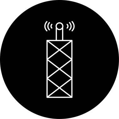  anten simgesi vektör illüstrasyonu