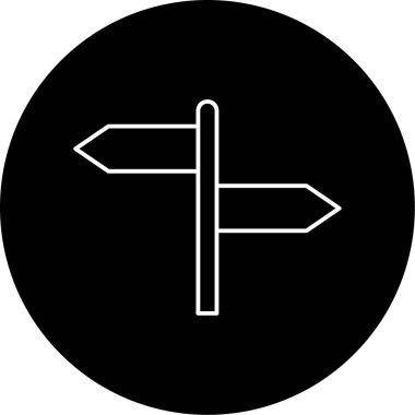 Yönsel İşaret Vektörü Sembol Tasarımı