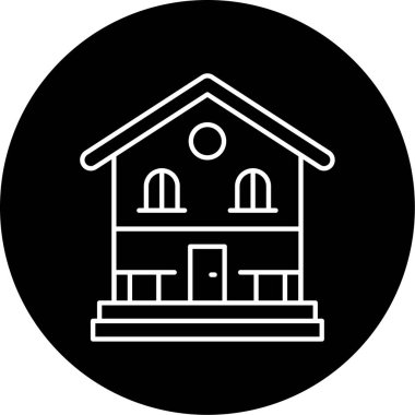 Lodge Vektör Kabartma Simgesi Tasarımı