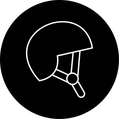 Miğfer Vektörü Simge Tasarımı