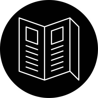 Broşür Vektörü Sembol Tasarımı