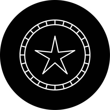 Bozuk Para Vektörü Kabartma Simgesi Tasarımı