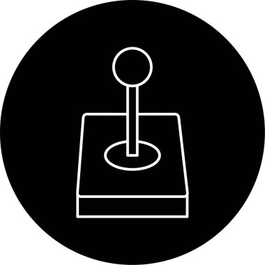 Joystick Vektör Şekil Simgesi Tasarımı
