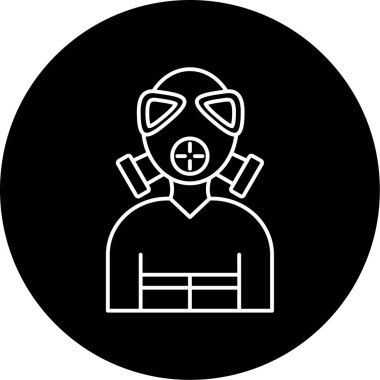 İtfaiyeci Vektör Kabartma Simgesi Tasarımı