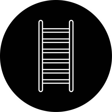  Merdiven Vektörü Kabartma Simgesi Tasarımı 