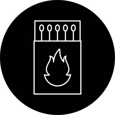 Kutu Vektörü Kabartma Simgesi Tasarımı Eşleştir 