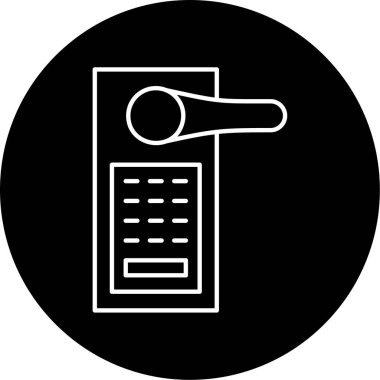 Akıllı Kilit Vektörü Şekil Simgesi Tasarımı 