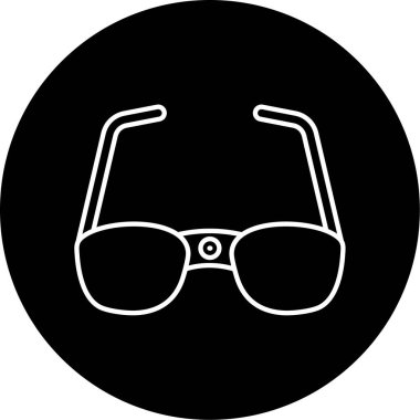 Akıllı Gözlük Vektörü Sembol Tasarımı 
