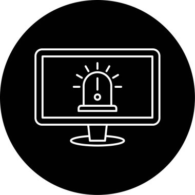 Alarm Vektörü Simgesi Tasarımı 