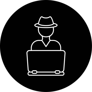 Hacker Vektör Simge Tasarımı 