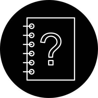 Not Sorusu Vektör Sembol Tasarımı 