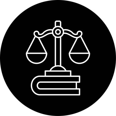  Adalet Vektörü Kabartma Simgesi Tasarımı 