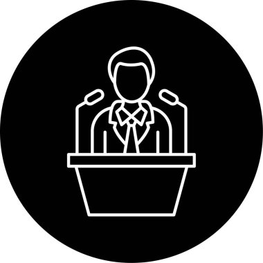 Siyasetçi Vektör Sembol Tasarımı 