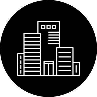 İnşa Vektörü Kabartma Simgesi Tasarımı 