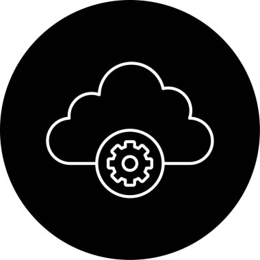 SAAS Vektör Kabartma Simgesi Tasarımı 