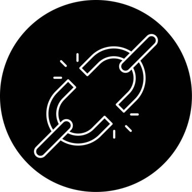 Zayıflık Vektörü Şekil Simgesi Tasarımı 