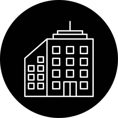 İnşa Vektörü Kabartma Simgesi Tasarımı 