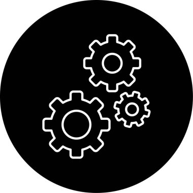 Üretim Vektörü Kabartma Simgesi Tasarımı  